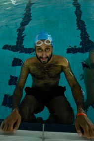 
                                Adeel Aktar in Swimming With Men - photo by Vertigo Releasing
