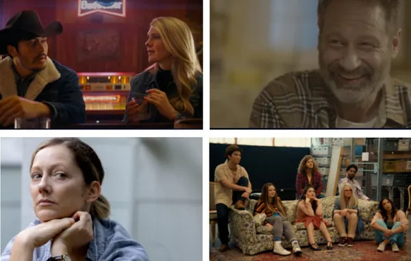 Clockwise from top left: Downtown Owl, Bucky F*cking Dent, First Time Female Director and Eric LaRue