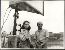 David Hinton on casting Deborah Kerr (here with Michael Powell on set): “She was only 20 when they started making Blimp. Giving her all these three roles and then her doing them so brilliantly!”