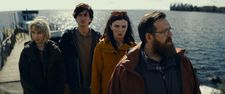 A family vacation: Maisie Ayres, Sebastian Croft, Aisling Bea and Nick Frost in Get Away.