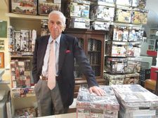 Gay Talese in the bunker at his home