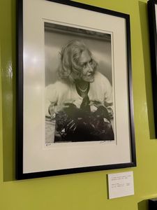 Dustin Pittman photo of Gloria Swanson in her apartment, 1980 at Eerdmans