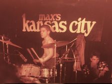 Harley Flanagan on drums in The Stimulators at Max’s Kansas City