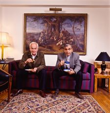 James Ivory with Ismail Merchant