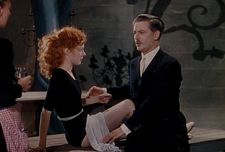 Victoria Page (Moira Shearer) with Boris Lermontov (Anton Walbrook) in The Red Shoes