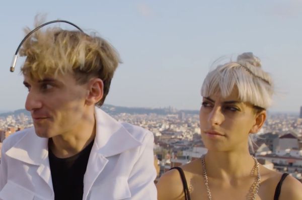 Neil Harbisson and Moon Ribas in Cyborg: A Documentary