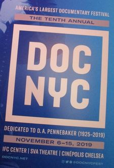 Tenth annual DOC NYC, dedicated to DA Pennebaker