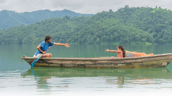 Shree Ram Dahal and Tejuswee Ram Dahal in The Boat