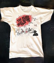 The Clash Pearl Harbor Tour '79 T-shirt, designed by Gina Franklyn and Ed Bahlman of 99