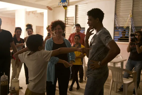 Icíar Bollaín on the set of Yuli: 'We say that the dance tells some parts of his life, but actually the dance tells the emotions of his life'