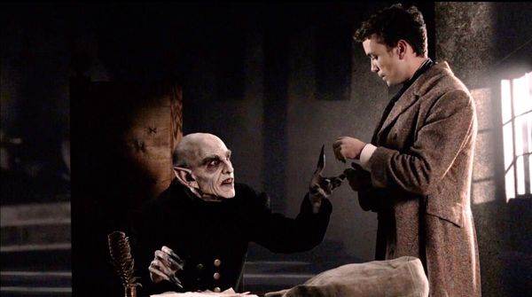 Doug Jones and Emrhys Cooper in Nosferatu